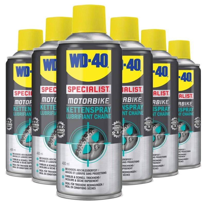 WD-40 Set Specialist Motorbike Kettenspray 400ml (6) von WD-40 Motorbike