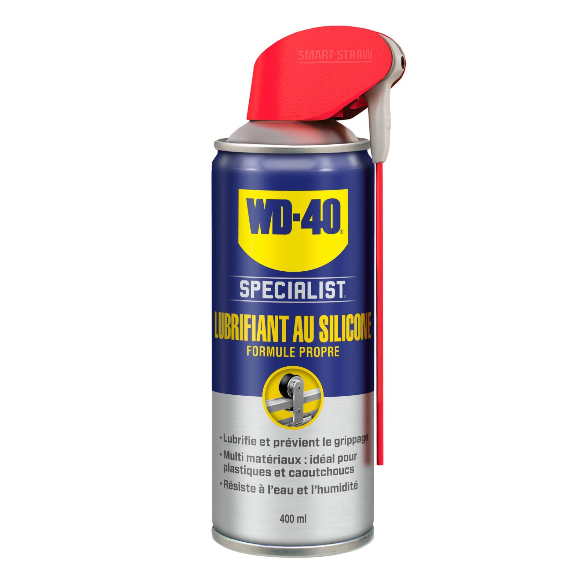 Greenstar 496173 WD40 Gleitgel Silikon Spezialist mit Auslauf Flexibel, 400ml Volumen, Schwarz von WD-40 Specialist