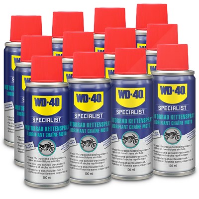 Wd-40 12x 100ml Motorrad Kettenspray [Hersteller-Nr. 49924/NBA] von WD-40