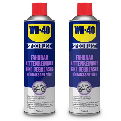 Wd-40 2x 500ml Fahrrad Kettenreiniger [Hersteller-Nr. 49704/NBA] von WD-40