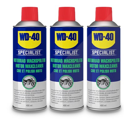 Wd-40 3x 400ml Motorrad Wachspolitur [Hersteller-Nr. 56809/46NBA] von WD-40