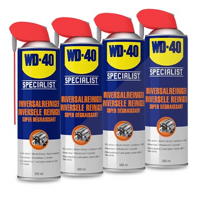 Wd-40 4x 500ml Universalreiniger [Hersteller-Nr. 49392/25NBA] von WD-40