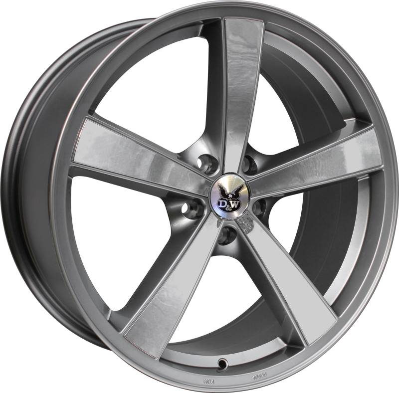 D&W Le Mans argentoinox 8,5x19 5/120 ET37 BMW X5 X70 / X5 / X-N1 E70 Alu felgen von in.pro.