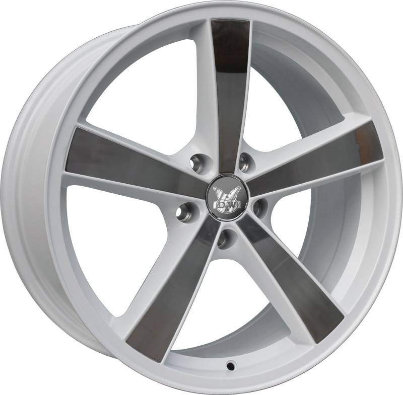 D&W Le Mans biancoinox 8,5x19 5/112 ET35 VW Golf VII AU Alu felgen von in.pro.