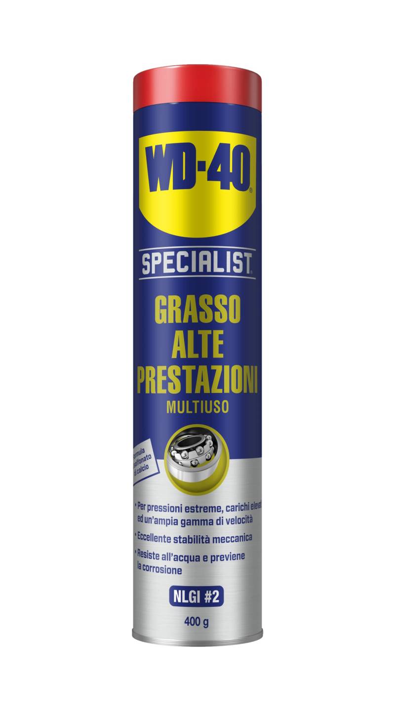 WD-40 - Specialist - Hochleistungsfett - Last Generation Mehrzweck-Schmiermittel - Beständig gegen hohe Belastungen, extreme Temperaturen und Feuchtigkeit - Für industrielle Zwecke - NLGI 2 - von WD-40 Specialist