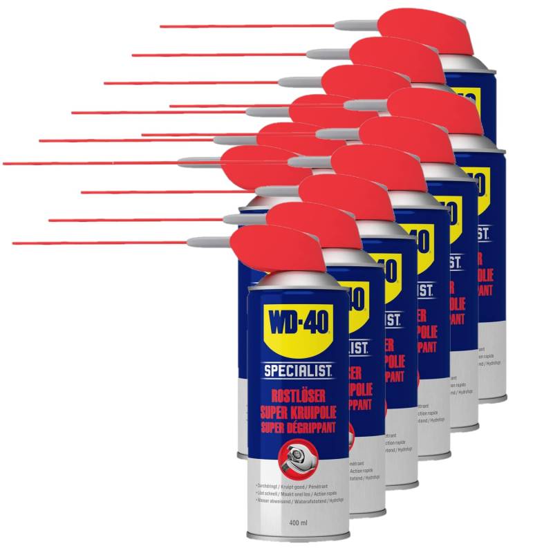 WD-40 Specialist Rostlöser Smart Straw 12x400ml, Dose von WD-40