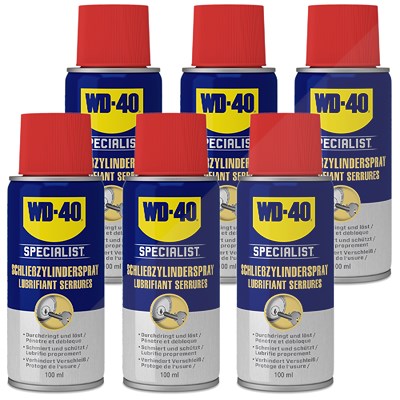 Wd-40 6x 100ml Schließzylinderspray [Hersteller-Nr. 49462/NBA] von WD-40