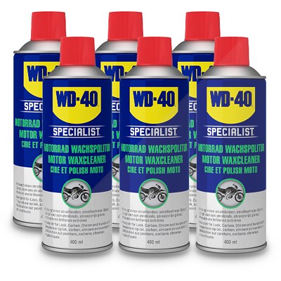 Wd-40 6x 400ml Motorrad Wachspolitur [Hersteller-Nr. 56809/46NBA] von WD-40