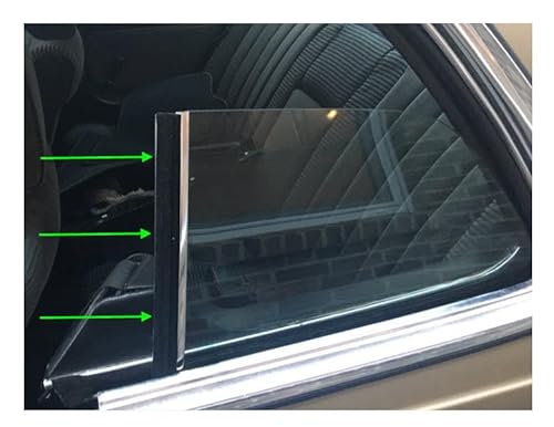 Vertikale Abdichtung Fondfenster Seitenfenster hinten für Mercedes-Benz W123 C123 CE CD Coupé A1236730024 von WDB-TEILE