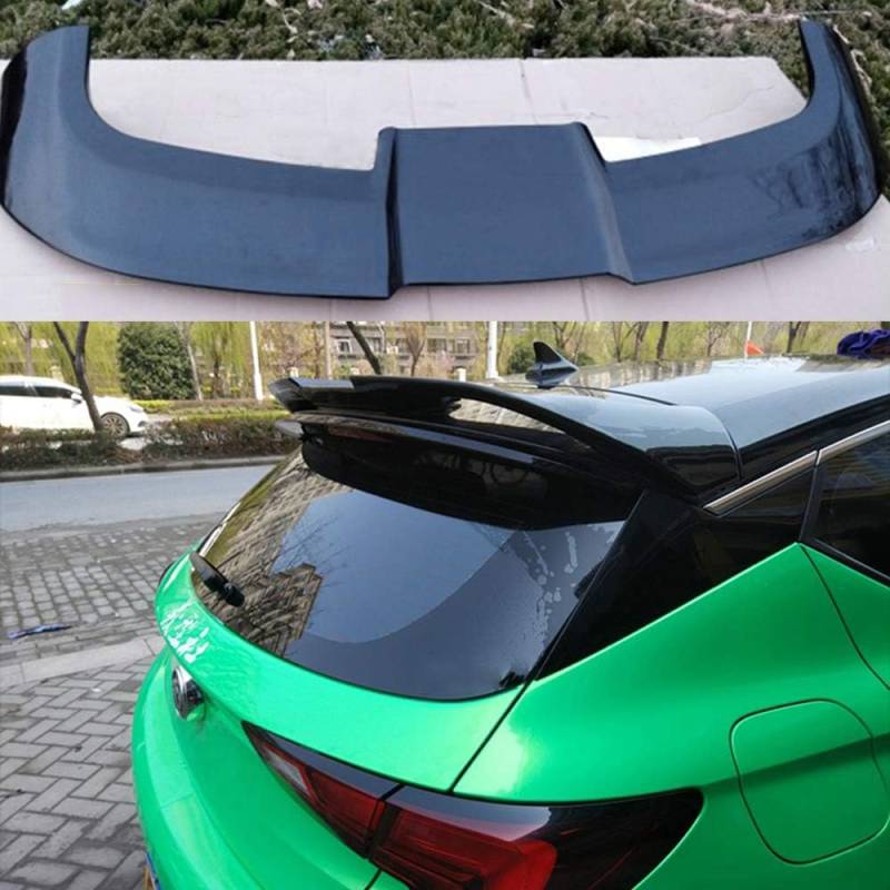 WDMNAO Auto Heckspoiler Spoiler für Opel Astra K 2015-2018, ABS Kofferraumspoiler Autodach Rear Spoiler Lippe Styling Karosserie Anbauteile Tuning Ersatz Umbau Zubehör von WDMNAO