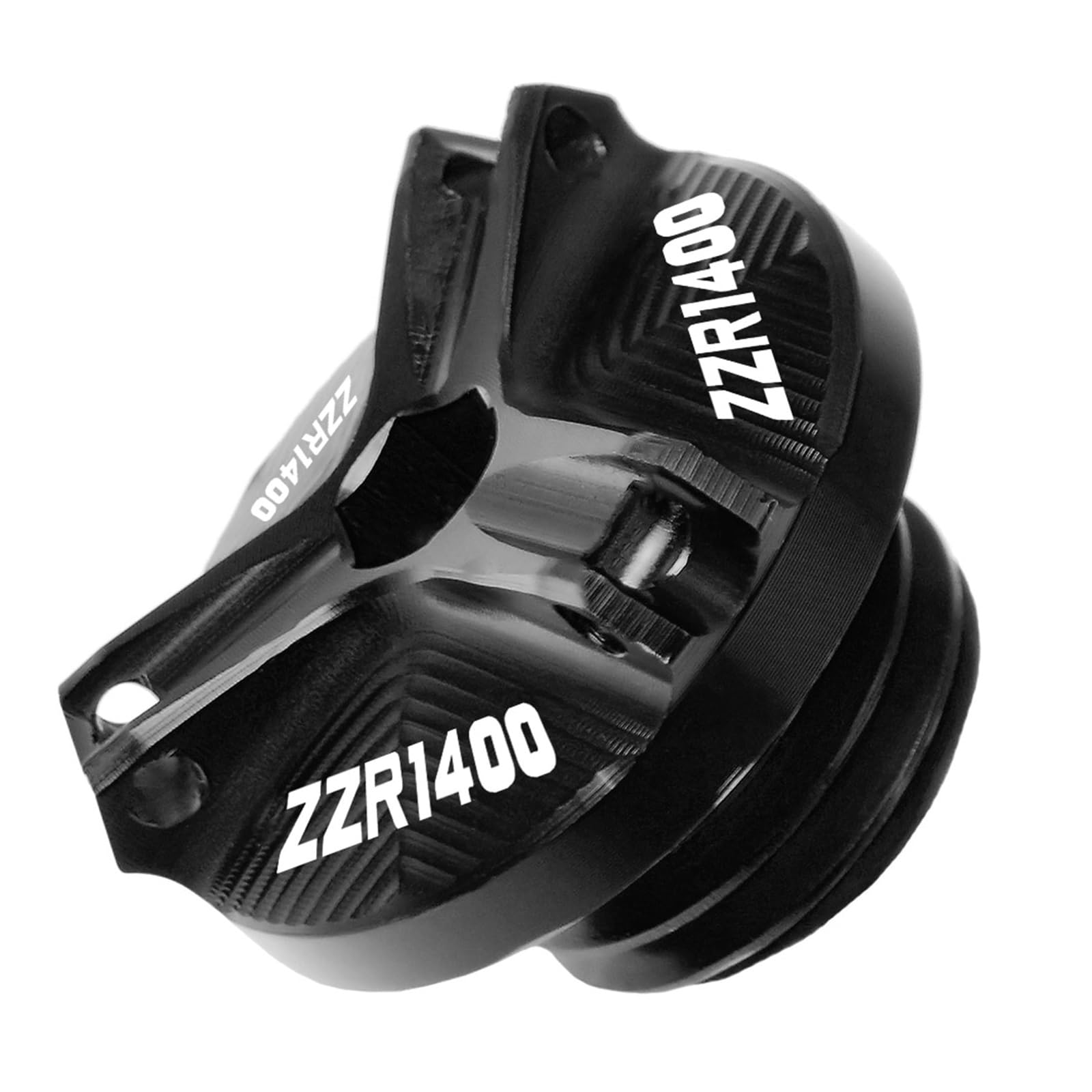 Motorradzubehör Öleinfülldeckel Für KAWASAKI ZZR1400 ZZR 1400 2006-2016 Motorrad Motor Öl Tasse Öl Füllstoff Ablauf Stecker Sump Mutter Kappe Unterlegscheibe Schrauben (Farbe : Schwarz) von WEBERT