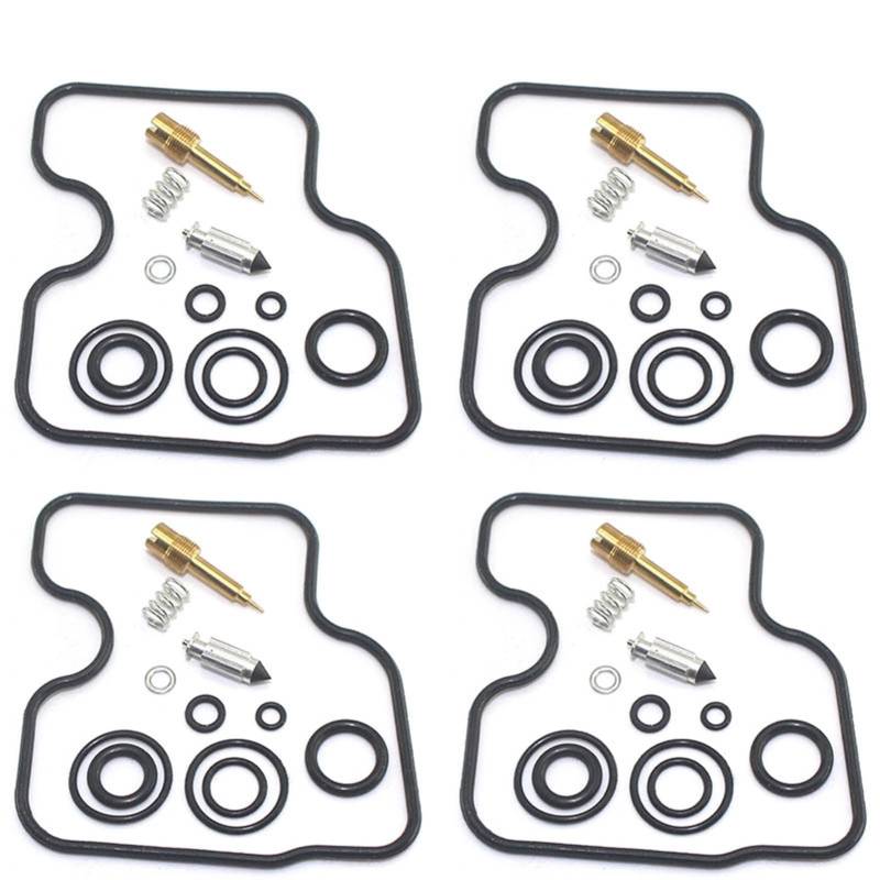 4 Set für NC31 CB400 CB400SF CB 400 SF NC 31 Motorrad Vergaser Reparatursatz Schwimmende Nadel Luftschraubendichtung von WECCTYA