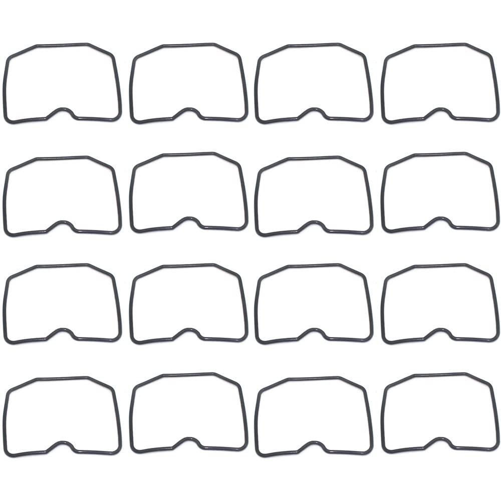 Dichtung für Vergaser-Unterschale, kompatibel mit GPZ 400 ZZR 250 400 BJ250 (Farbe: 16 Stück) von WECCTYA