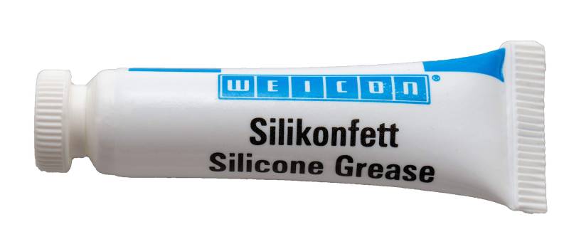 WEICON 26350005 Silikonfett Tube 5 g haftstark Schmierstoff Ventile, Armaturen, Dichtung, farblos/transluzent von WEICON