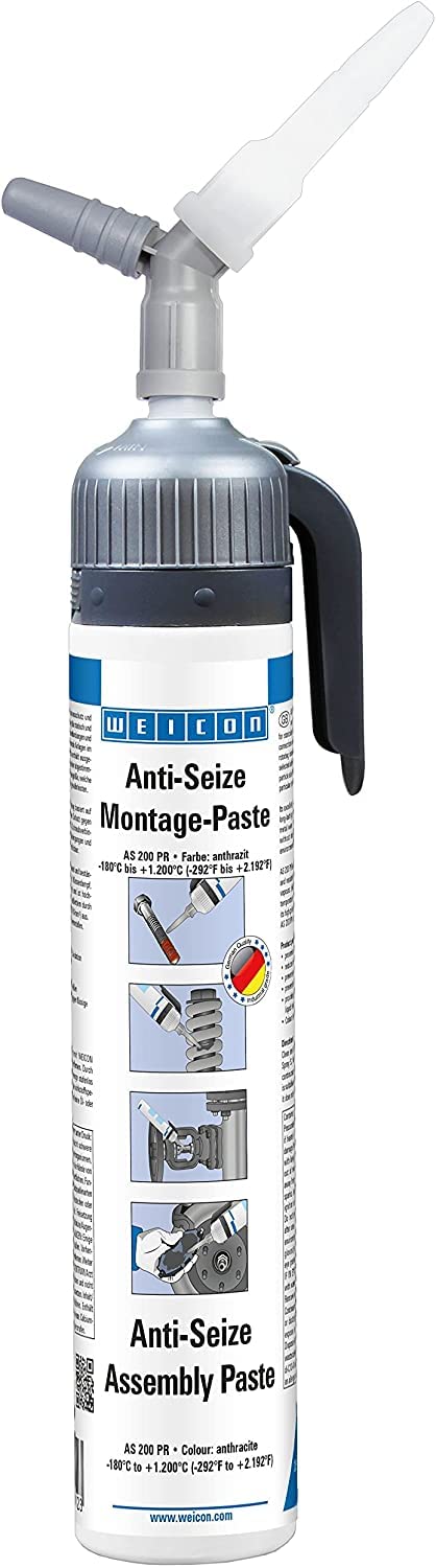 WEICON Anti-Seize Montagepaste 200 ml hitzebeständiger Schutz gegen Korrosion, Festfressen und Verschleiß von WEICON