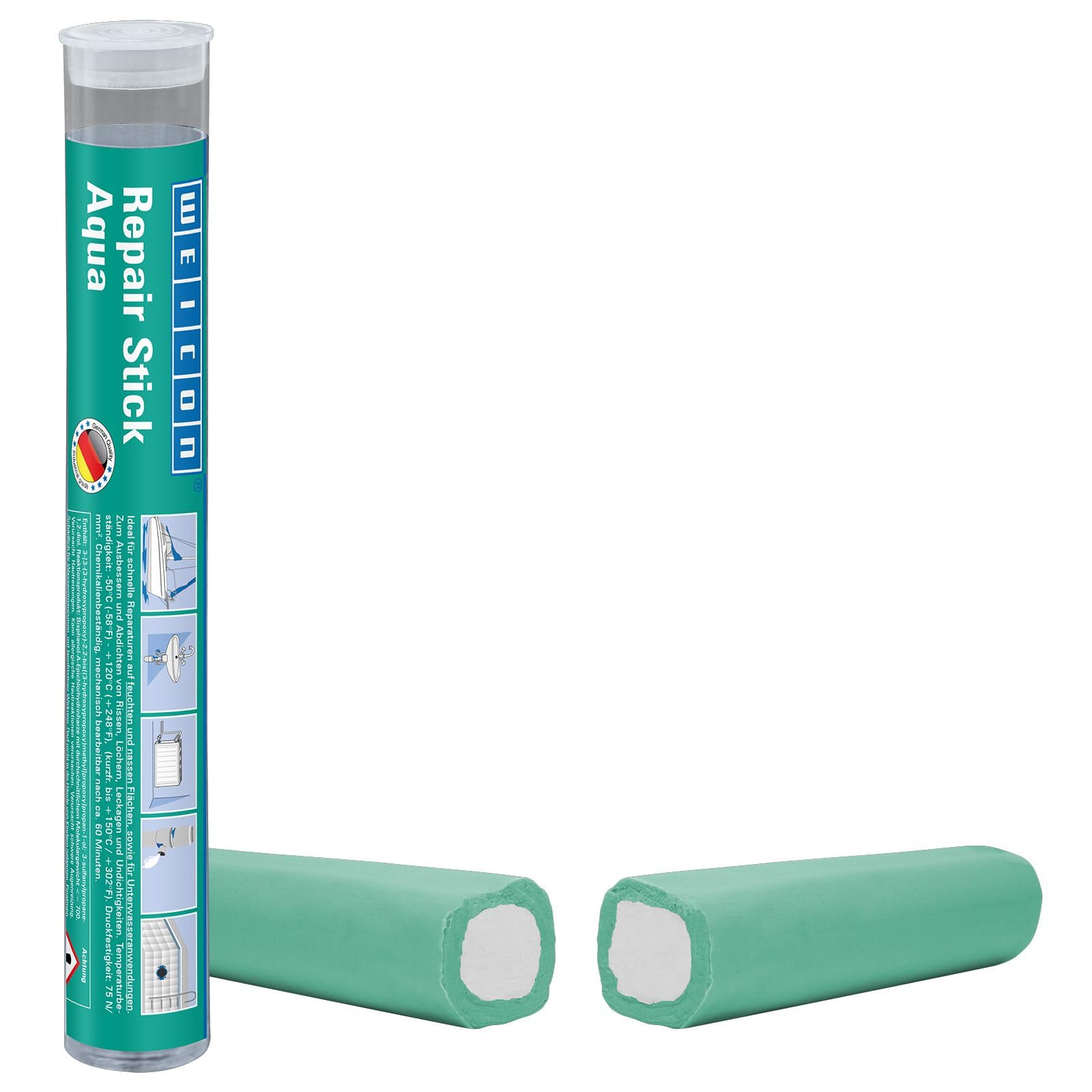 WEICON Repair Stick Aqua 115 g 2 Komponenten Epoxidharz Spezialkleber extra stark von WEICON