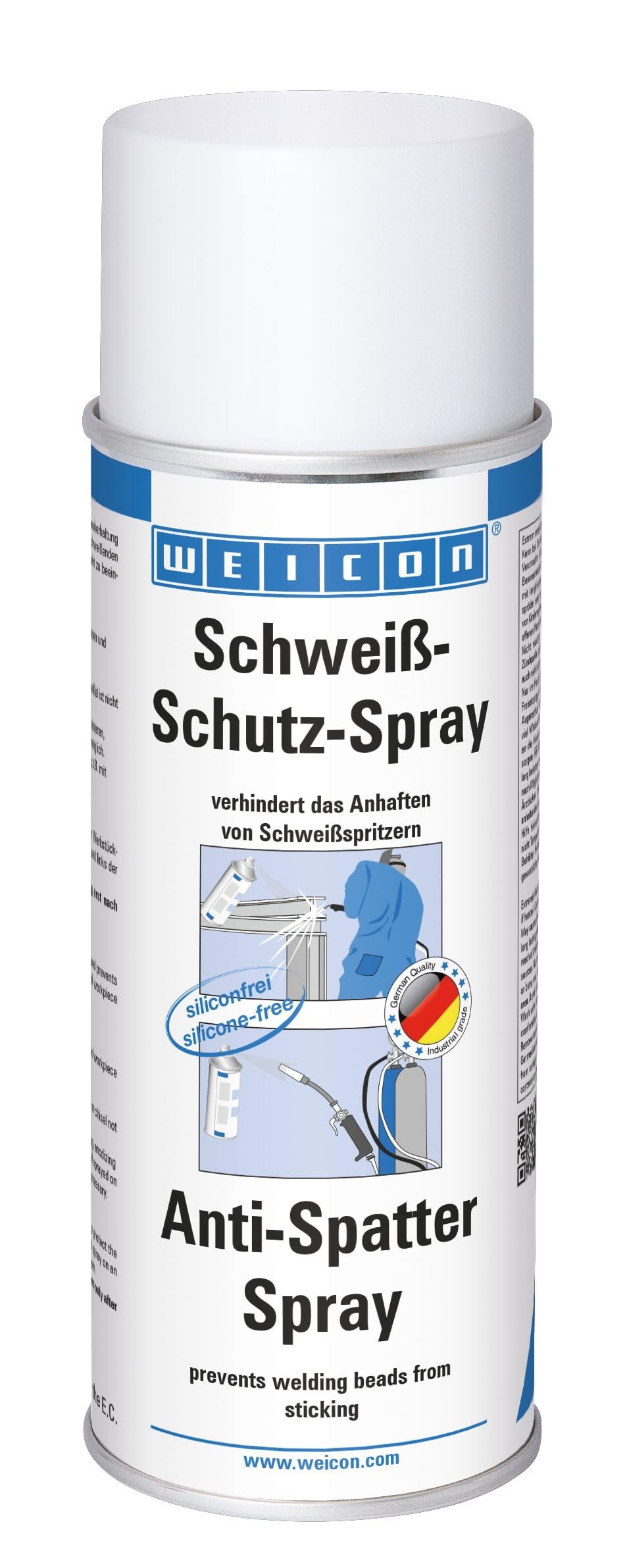 WEICON Schweißschutz-Spray |reinigt Schweißdüsen und verhindert das Anhaften von Schweißspritzern | silikonfrei von WEICON