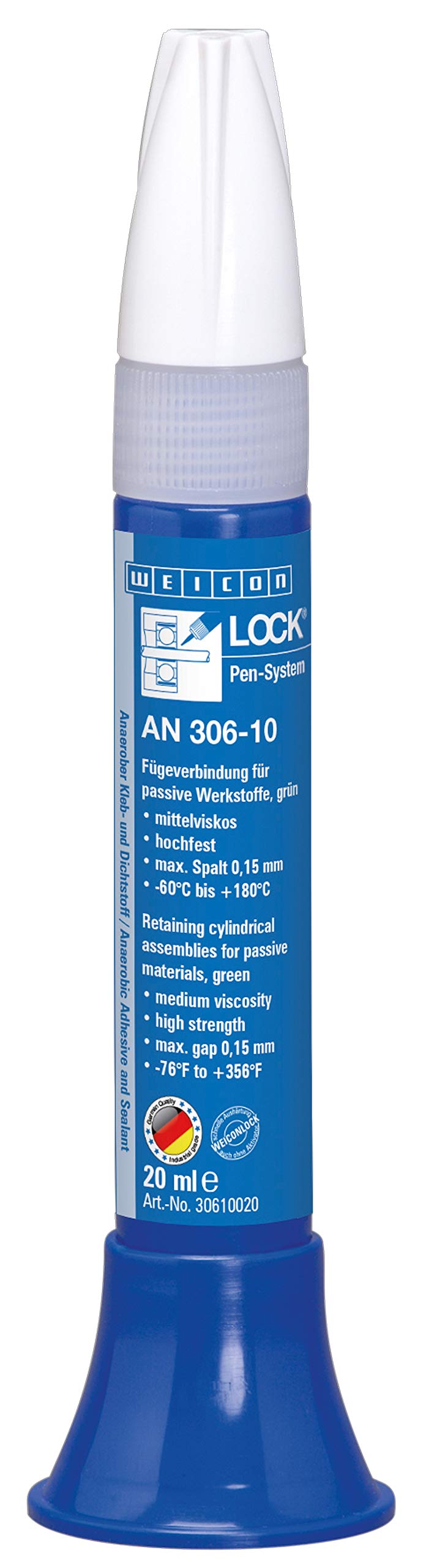 WEICONLOCK AN 306-10 20 ml Fügeverbindung Passive Werkstoffe | mittelviskos von WEICON