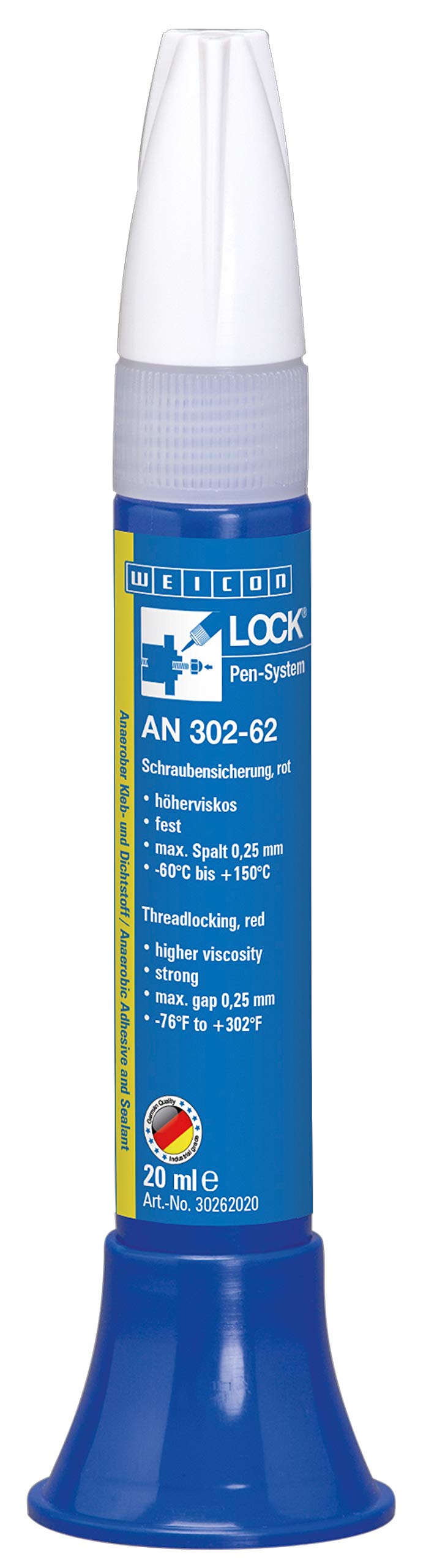 Weicon WEICONLOCK AN 302-62 20 ml Schraubensicherung für Gewinde, Schrauben, Muttern von WEICON