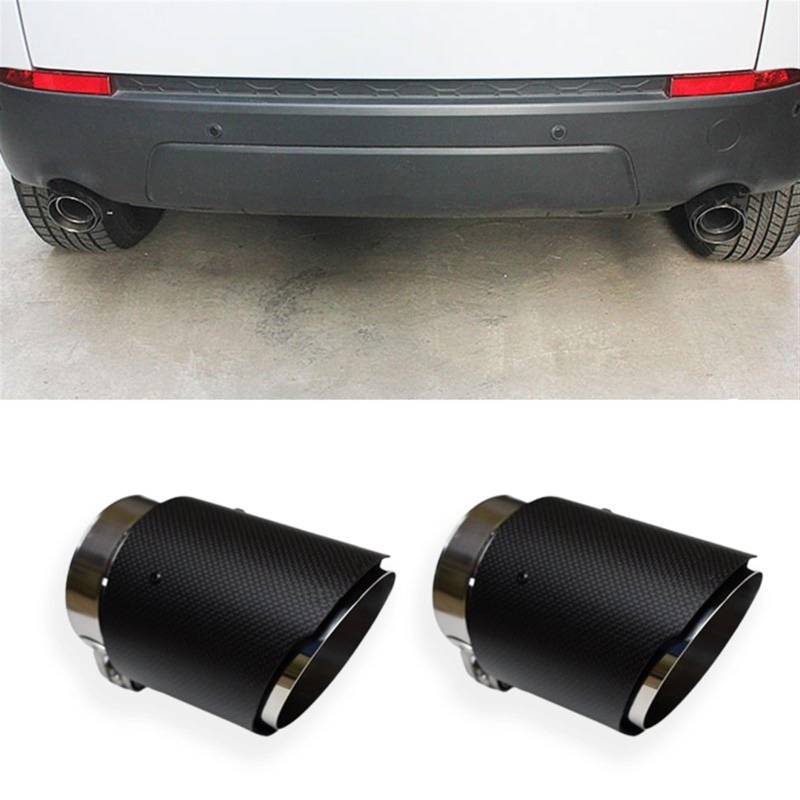 Auspuffblende Für Land Für Rover Für Range Für Rover Für Sport 2014-2017 Auspuffrohr Schalldämpfer Endrohr Schalldämpfer Spitze Auto Zubehör 1/2Pcs Auto Endrohrblenden(2Pcs) von WEIFANAA