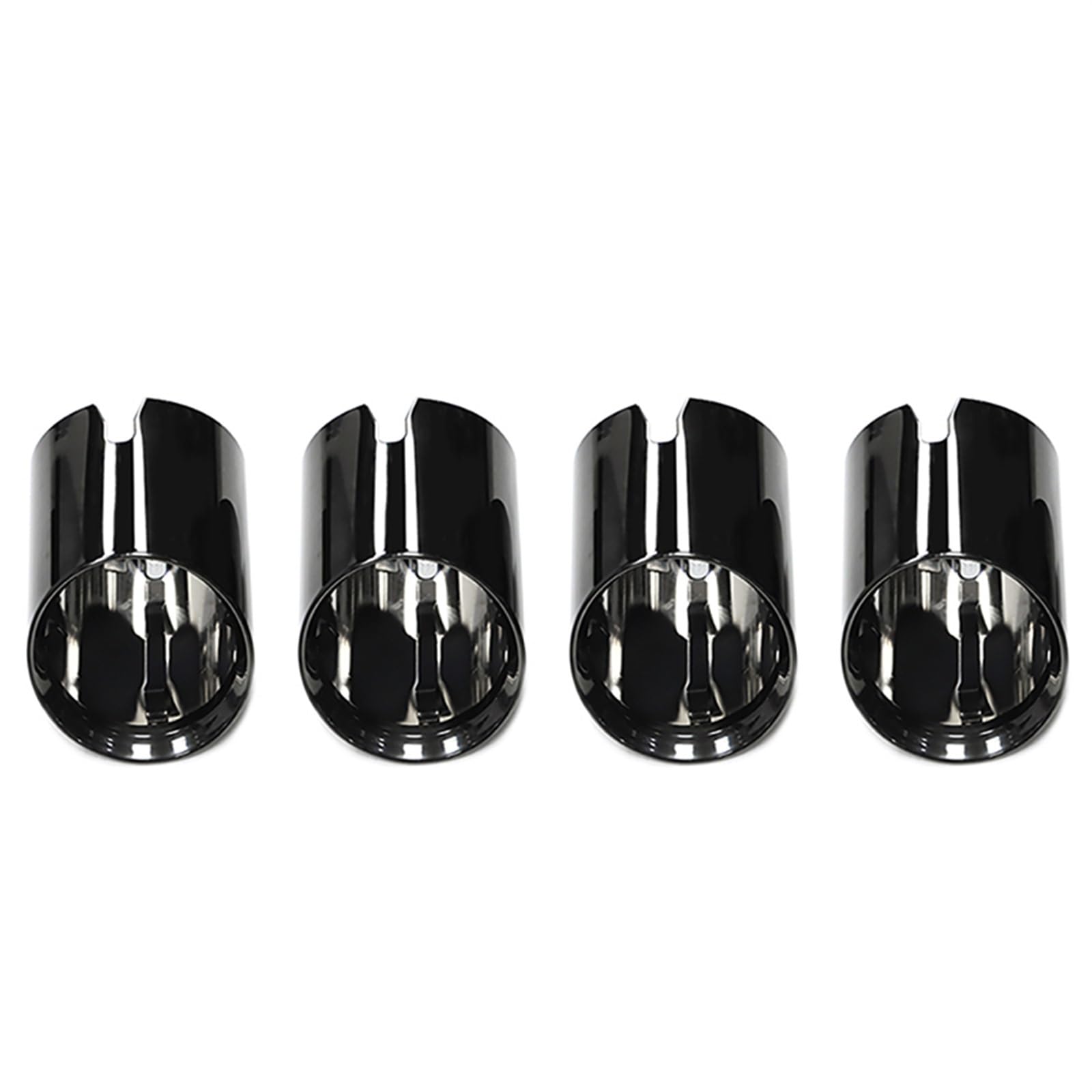 Auspuffblende Für M2 M3 M4 G80 G82 G83 G87 Endrohr Abdeckung Auspuff Endrohr Schwarz Abdeckung Edelstahl Schalldämpfer Dekorative Düse Auto Endrohrblenden(4 PCS) von WEIFANAA