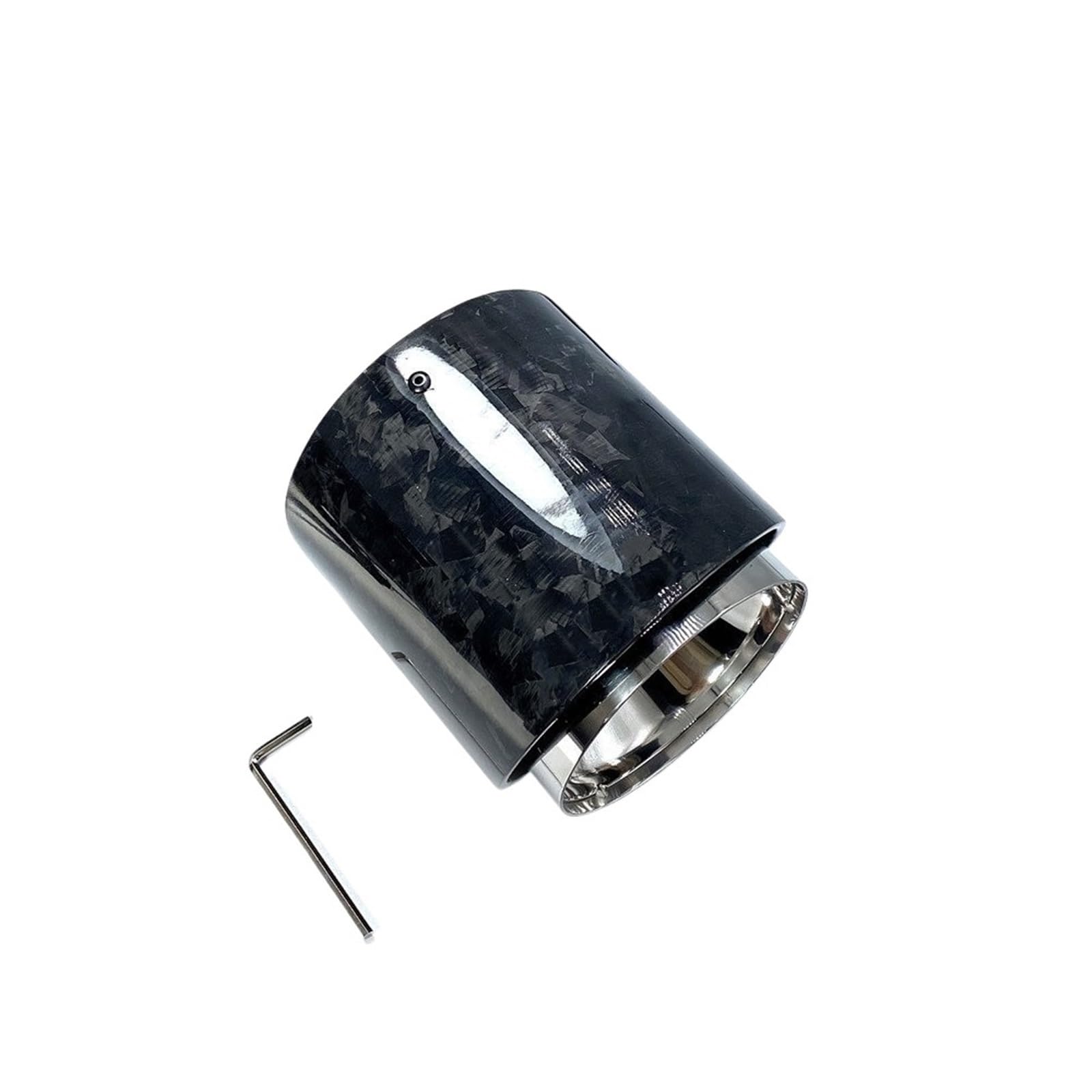 Auspuffblende Für Mini Für Cooper S R55 R56 R57 R58 R59 R60 R61 F54 F56 F57 F60 4 Farbe Glänzend Carbon Schalldämpfer Spitze Auspuff Spitze Auto Endrohrblenden(72MM-95MM) von WEIFANAA