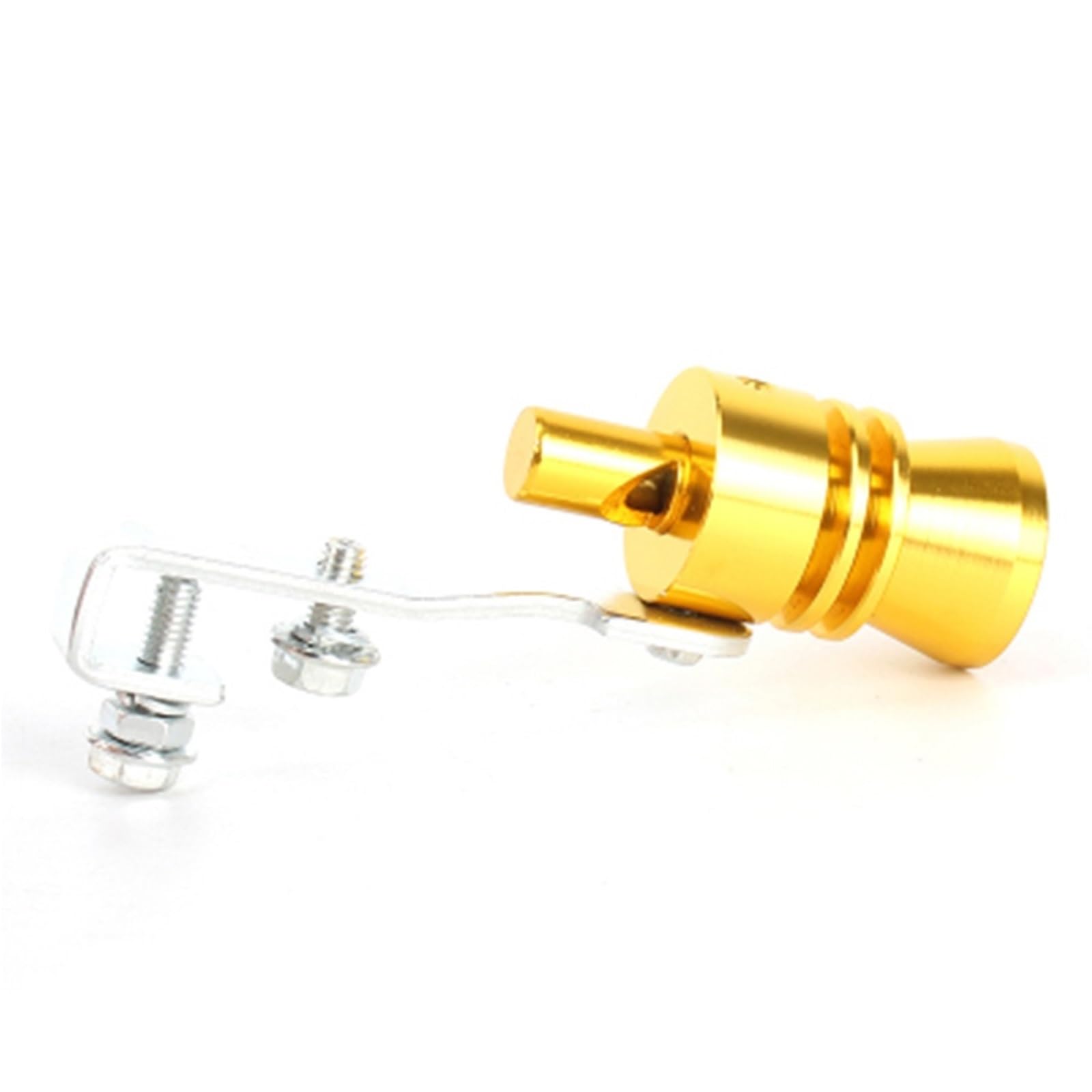 Auspuffblende Universal Auto Turbmuffler Sound Simulator Auto Turbo Sound Whistle S/M/L/XL Fahrzeug Refit Gerät Auto Endrohrblenden(Gold XL) von WEIFANAA