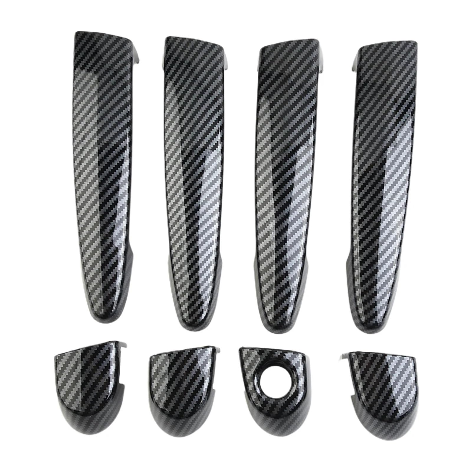 Autoaußengriff Türgriff Für E87 /E90 /E91 E92 E93 F30 X1 X2 X3 X4 X6 Außenzugang 4 X Autotürgriffabdeckung Carbon Fiber Style Trim Auto-Außentürgriff von WEIFANAA