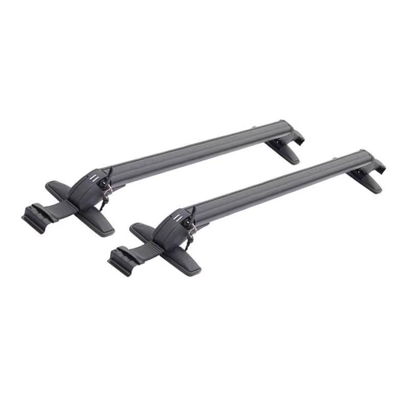 Autos Dachträger 2Pcs Auto Dach Rack Quer Bar Anti-Diebstahl Abschließbare Bars Mit Schlüssel Aluminium Legierung Universal Auto Rack Gepäck Träger Gepäckablage Querträger(B 100CM) von WEIFANAA