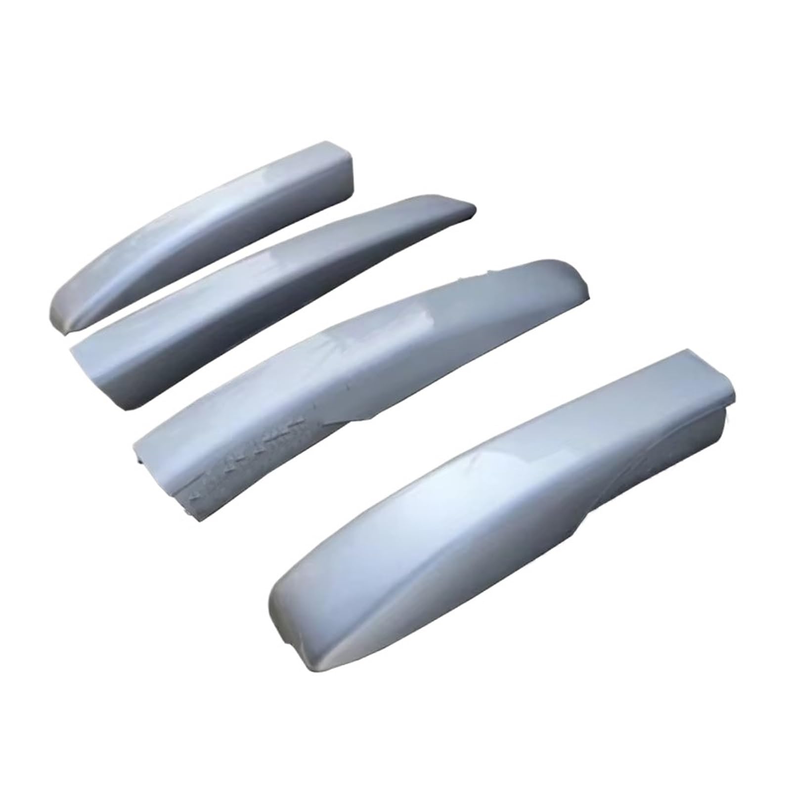 Autos Dachträger Für Mitsubishi Für ASX 2013 2014 2015 2016 2017 2018 Dachträger Gepäckträger Bar Schiene Ende Abdeckung Shell Cap Trim Gepäckablage Querträger(Silver 1 Set) von WEIFANAA