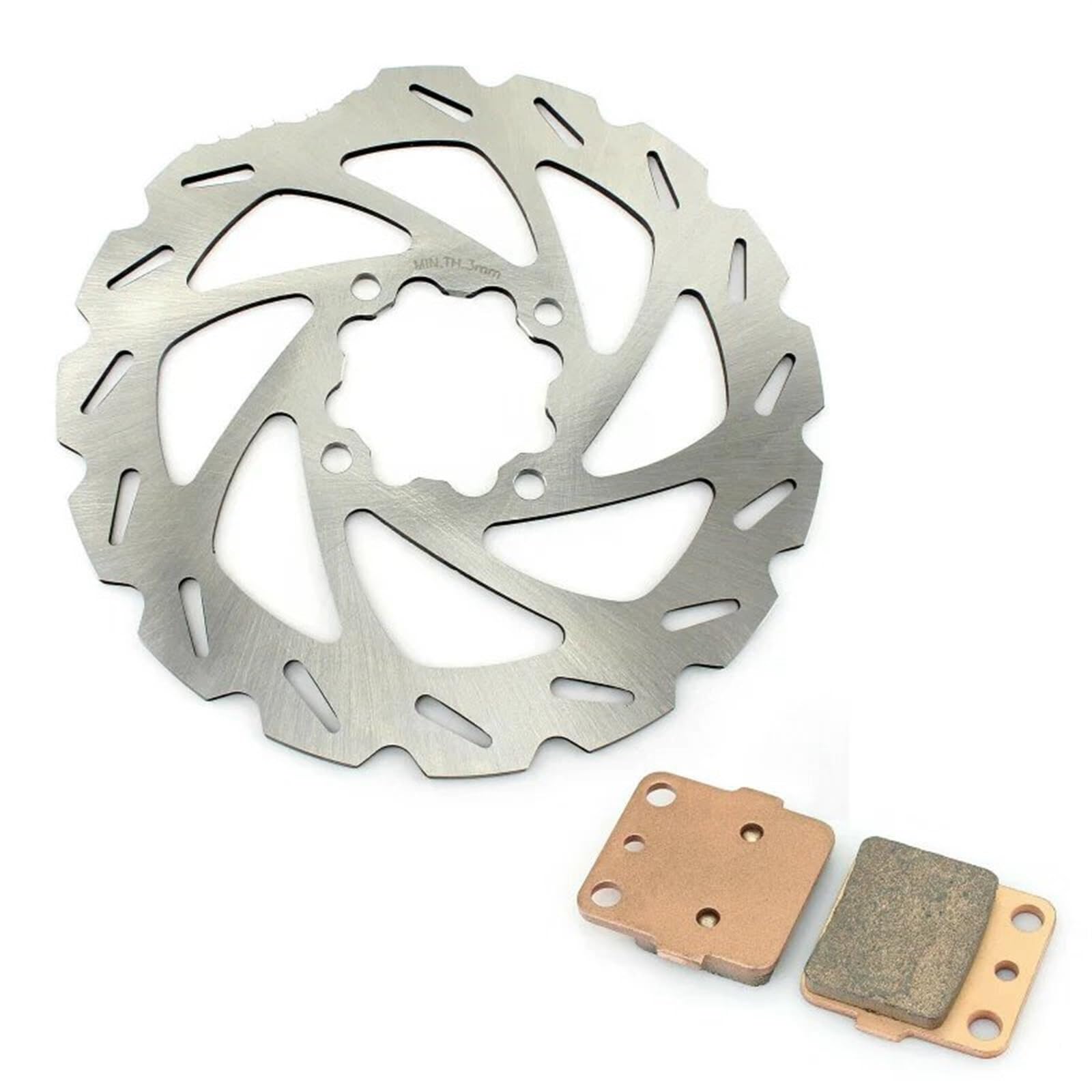 Bremsscheibe Motorrad Für YFS 200 2003-2006 Für YFZ 350 1987-2007 Für Raptor 660 2001-2005 Hinten Bremsscheibe disk Rotor + Pads Motorrad Bremsscheibe von WEIFANAA