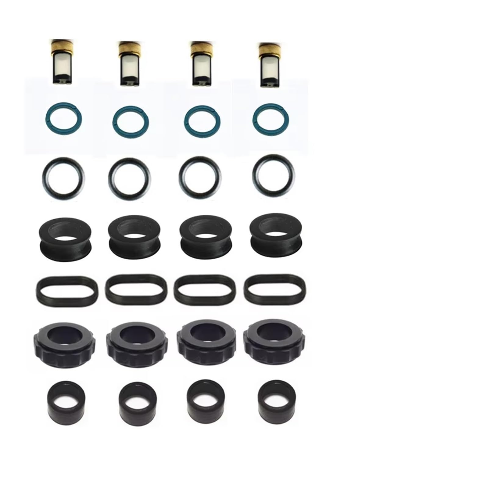 Einspritzdüse Für Mazda Für MX-5 Für Teil 195500-3030 MD337896 Kraftstoff Injektor Reparatur Kits AY-RK102A 4sets Einspritzventil von WEIFANAA