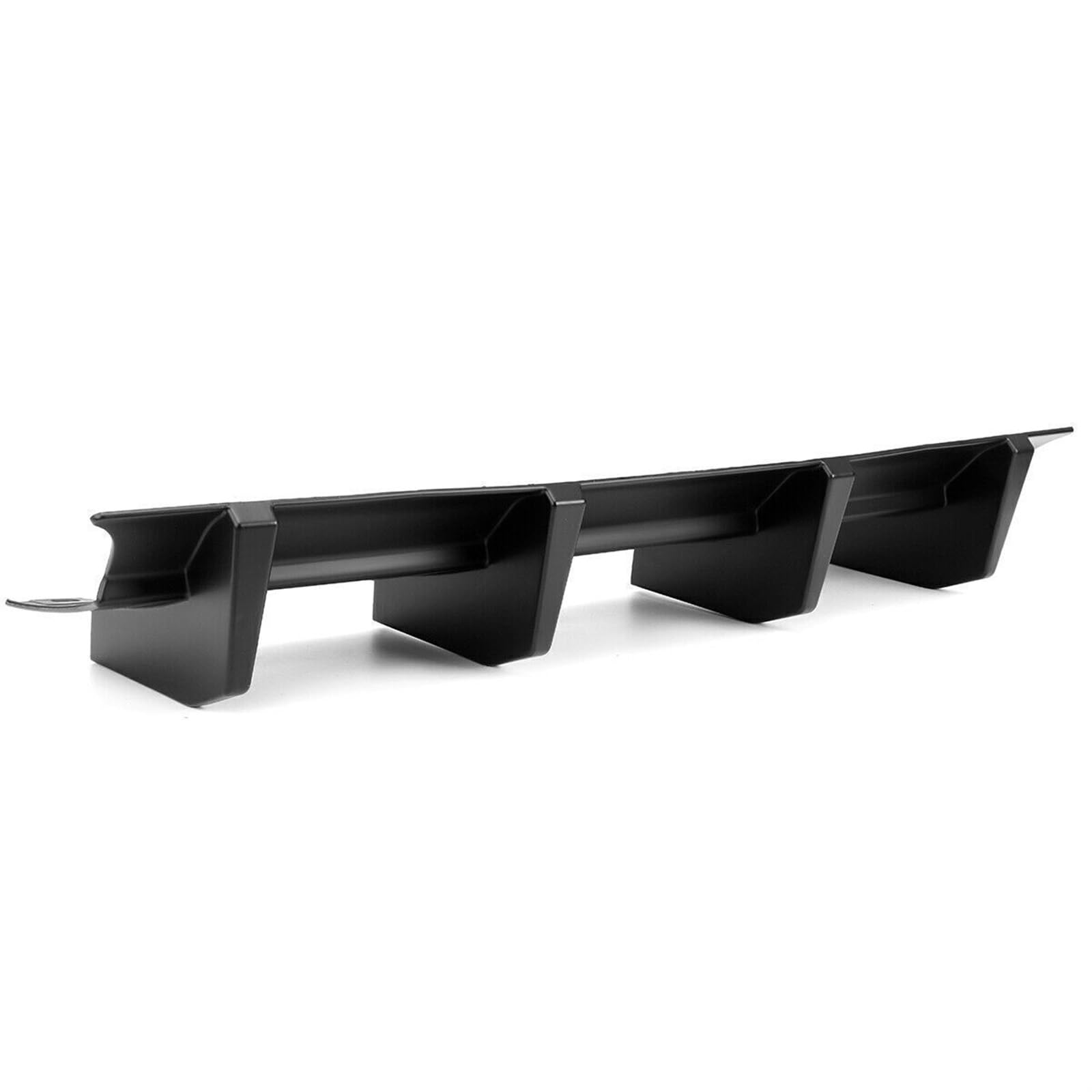 Front Spoiler Lippe Für 15-22 Für Dodge Für Challenger Heckstoßstange Diffusor Lip Splitter Shark Fin Spoiler Mattschwarz Glänzend Schwarz Auto Frontspoiler Lippe(Matte Black) von WEIFANAA