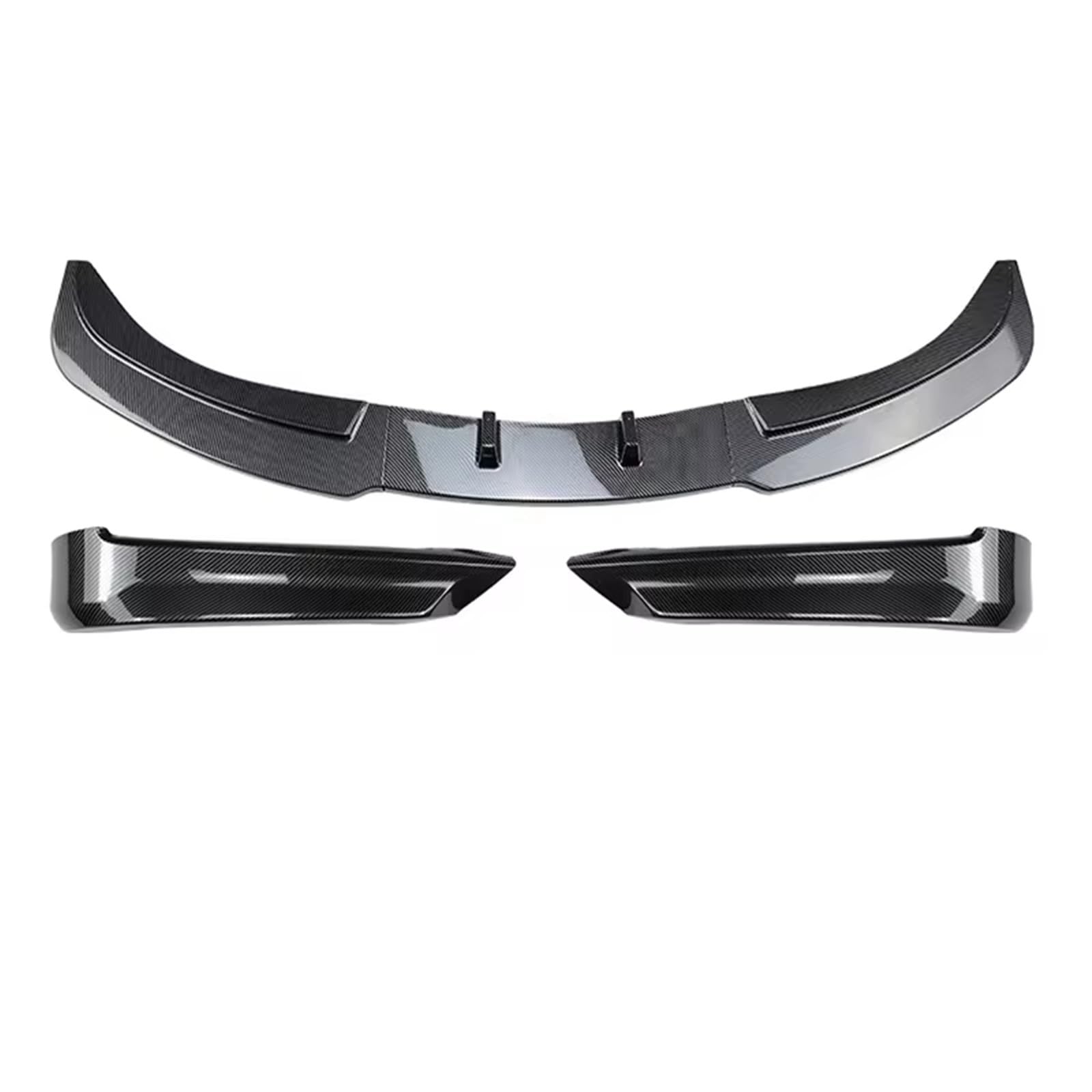 Front Spoiler Lippe Für 3er E90 E91 Frühen 320i 325i 2005-2008 Frontspoilerlippe Splitter Diffusor Body Kit Spoiler Stoßstange Schutzfolie Auto Frontspoiler Lippe(Carbon Look Set) von WEIFANAA