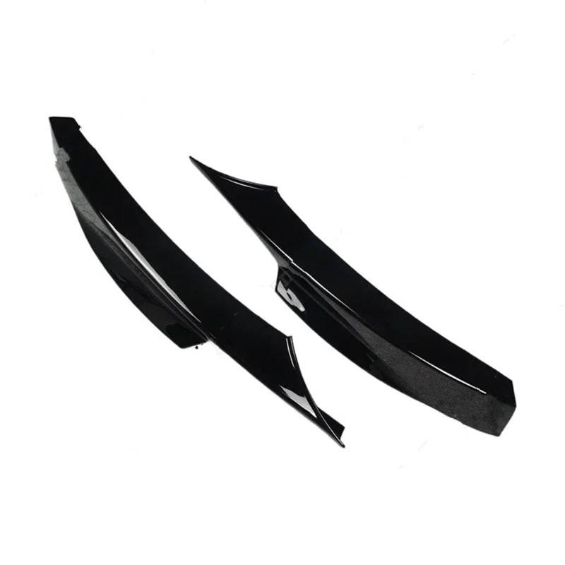 Front Spoiler Lippe Für 3er E90 E91 Für LCI Sport 2009-2012 4 STÜCKE Glanz Schwarz Auto Vorderen Stoßfänger Lippe Spoiler Body Kit ABS Auto Frontspoiler Lippe(Gloss Black Splitter) von WEIFANAA