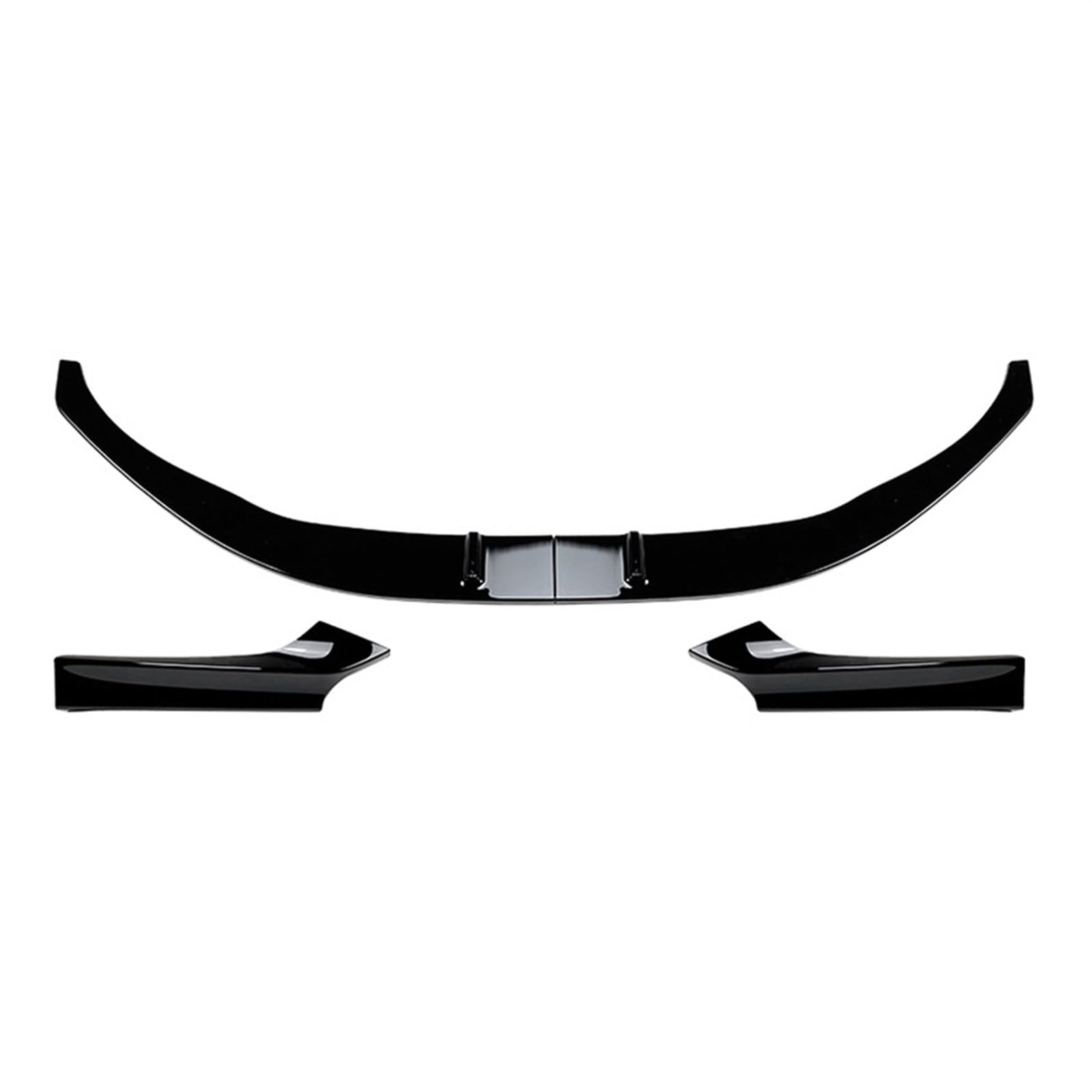 Front Spoiler Lippe Für 3er E90 E91 LCI 320i 2009-2012 Auto Frontstoßstange Lip Splitter Diffusor Body Kits Spoiler Stoßstange Schutzfolie Auto Frontspoiler Lippe(Gloss Black) von WEIFANAA