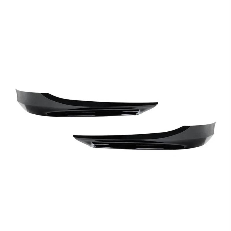 Front Spoiler Lippe Für 3er E90 E91 LCI 320i 330i 2009-2012 Frontschürze Lip Body Kit Spoiler Splitter Stoßstange Canard Lip Splitter Auto Frontspoiler Lippe(Gloss Black Splitter) von WEIFANAA