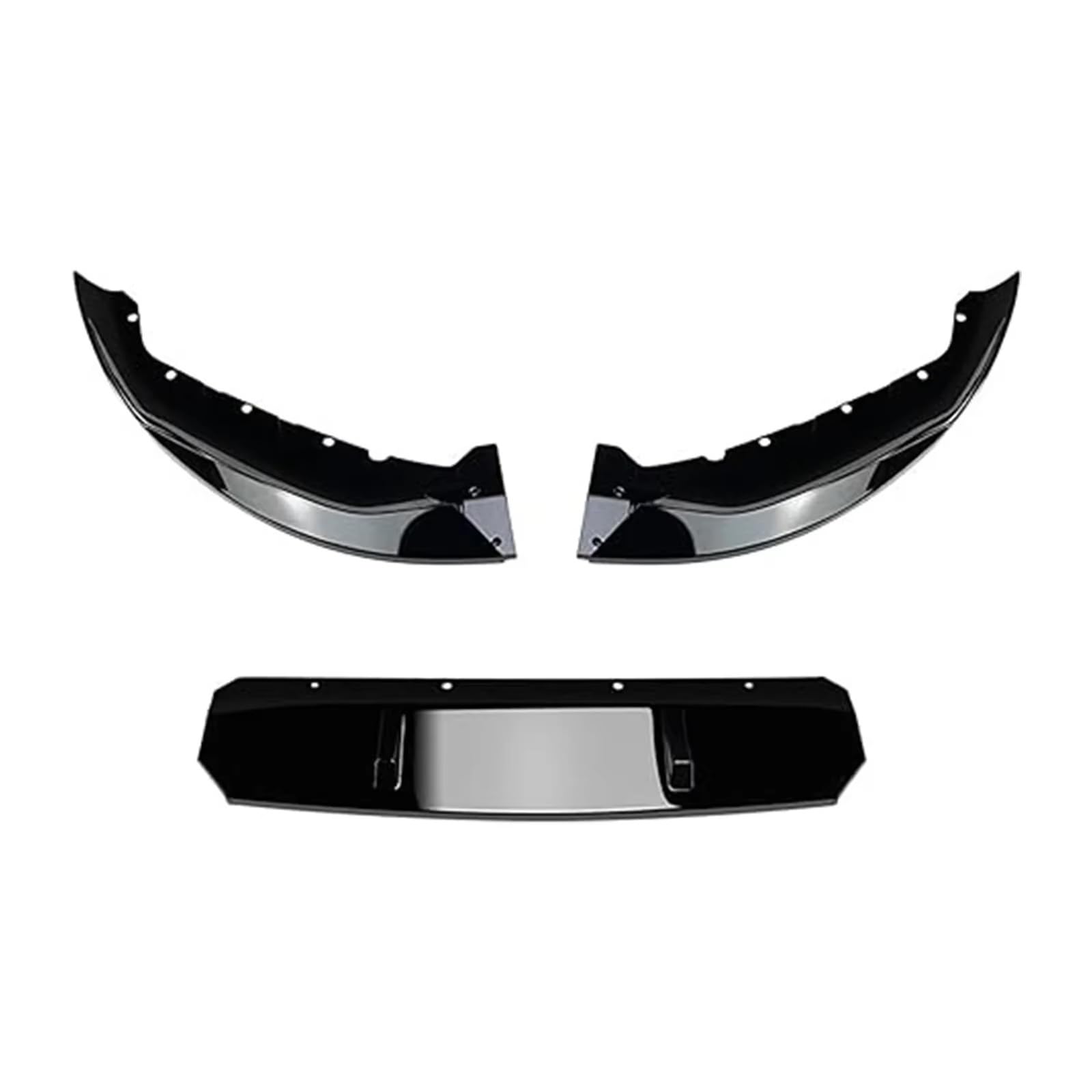 Front Spoiler Lippe Für 5 Series G30 LCI Sport 525i 530i 540i 2020-2022+ Frontspoilerlippe Splitter Glänzend Schwarz Auto Frontspoiler Lippe(Carbon Look) von WEIFANAA