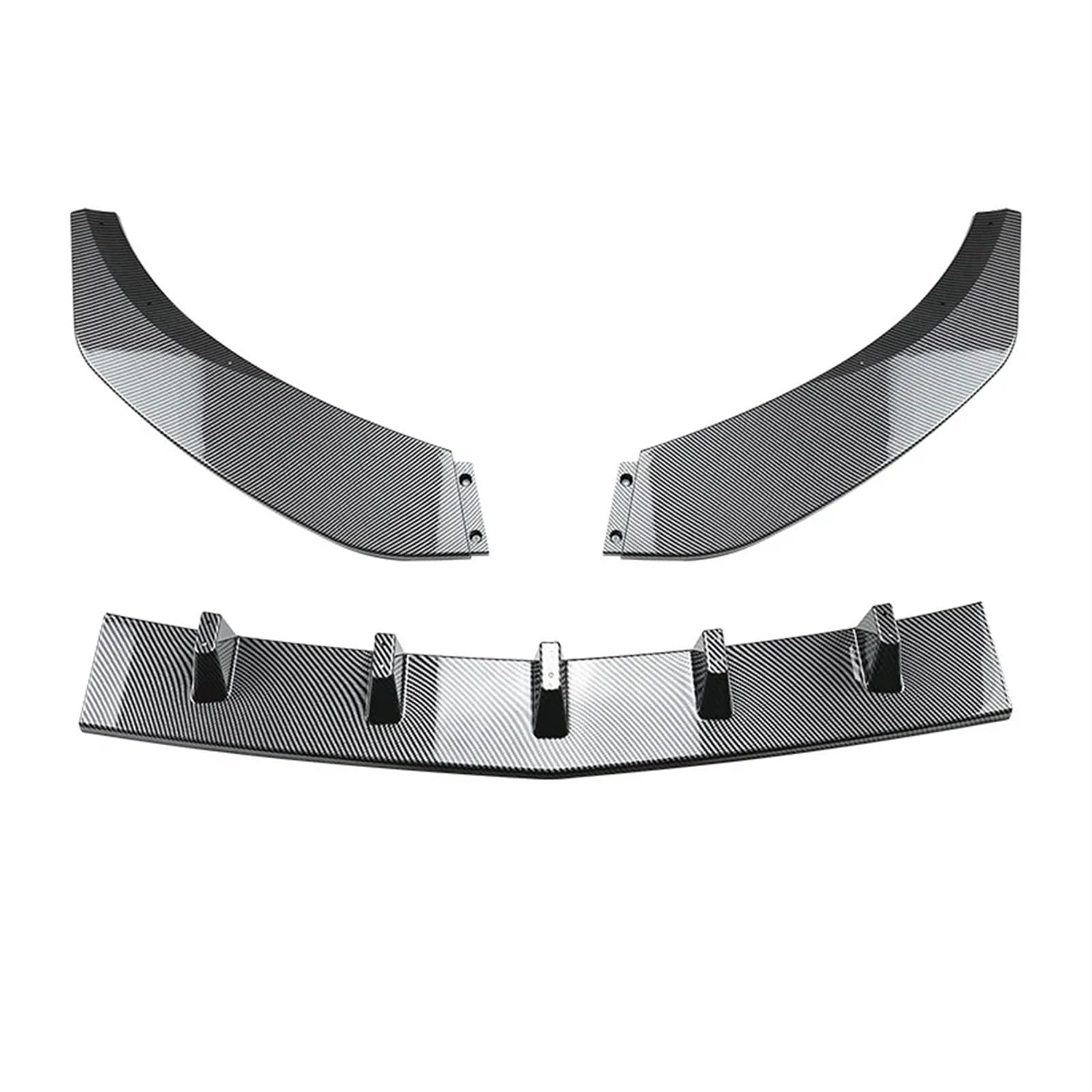 Front Spoiler Lippe Für Benz Für CLA Klasse C117 Für CLA200 220 250 45 AMG 2015 2016 2017 2018 Frontschürze Lip Splitter Spoiler Diffusor Auto Frontspoiler Lippe(Carbon Look) von WEIFANAA