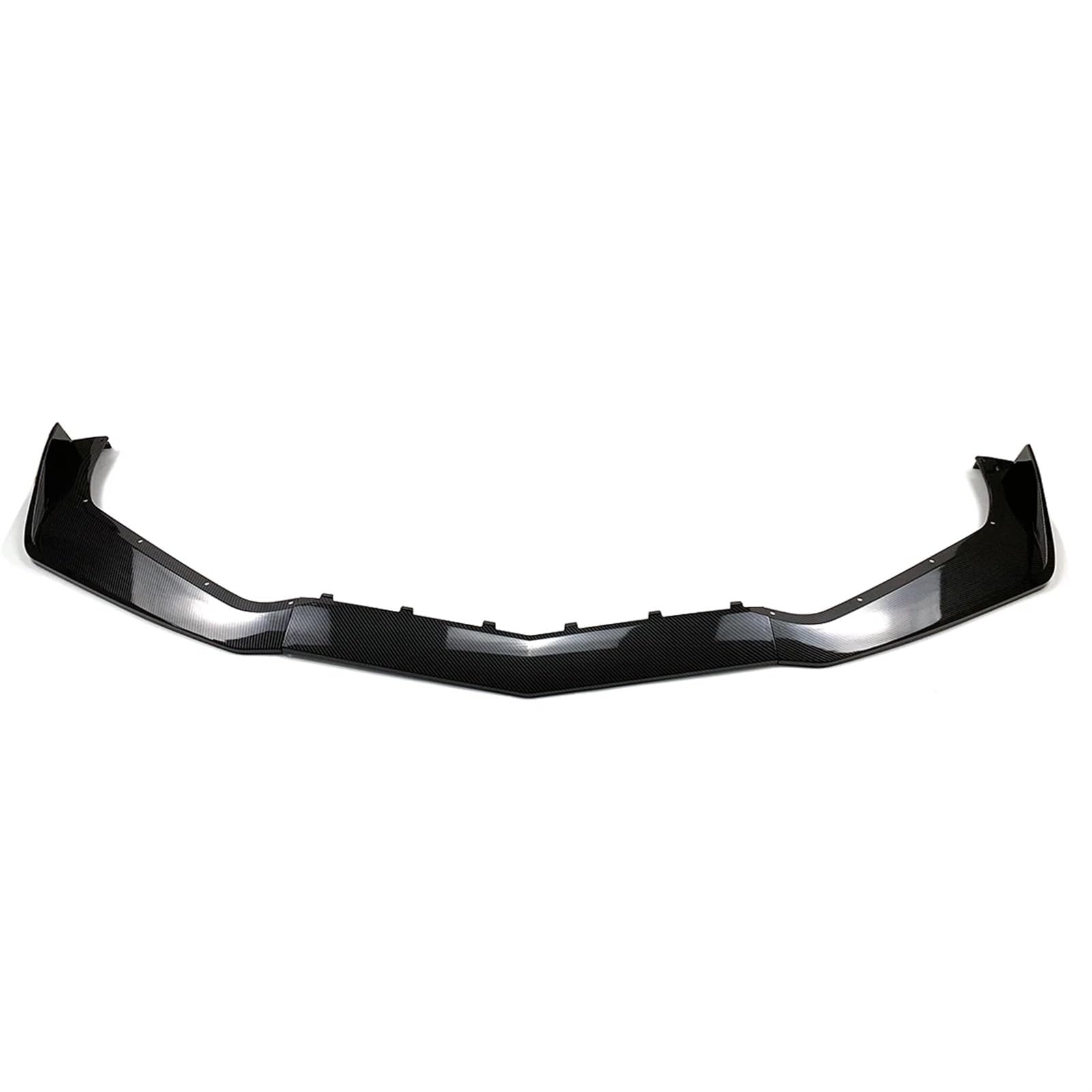 Front Spoiler Lippe Für Chevrolet Für Corvette C7 Für Zr1 Stoßstange 2014-2019 Auto Front Stoßstange Lip Spoiler Unteren Körper Kit Auto Zubehör Auto Frontspoiler Lippe(Carbon Look) von WEIFANAA