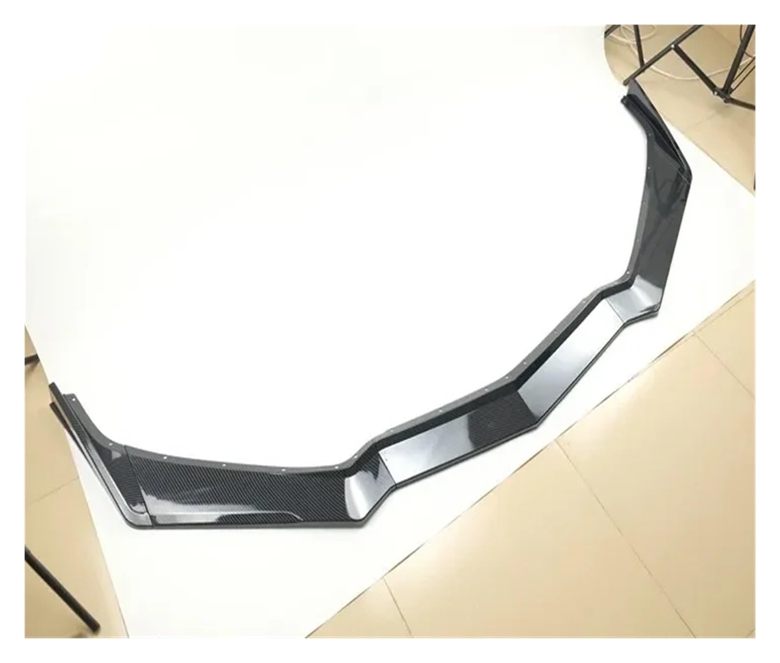 Front Spoiler Lippe Für Chevrolet Für Corvette C8 2020 2021 2022 2023 Frontschürze Lippe Auto Zubehör Carbon Fiber Look Spoiler Diffusor Splitter Auto Frontspoiler Lippe(Carbon Look) von WEIFANAA