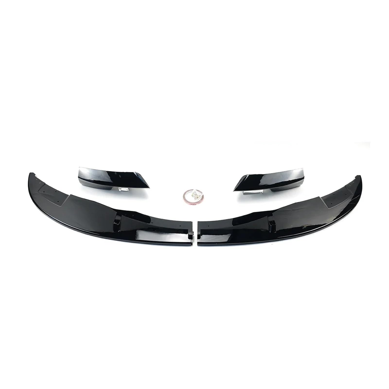 Front Spoiler Lippe Für E90 E92 E93 M3 2007 2008 2009 2010 2011-2013 Frontschürze Lip Splitter Spoiler Klinge Schutz Klappe Auto Frontspoiler Lippe(Glossy Black) von WEIFANAA