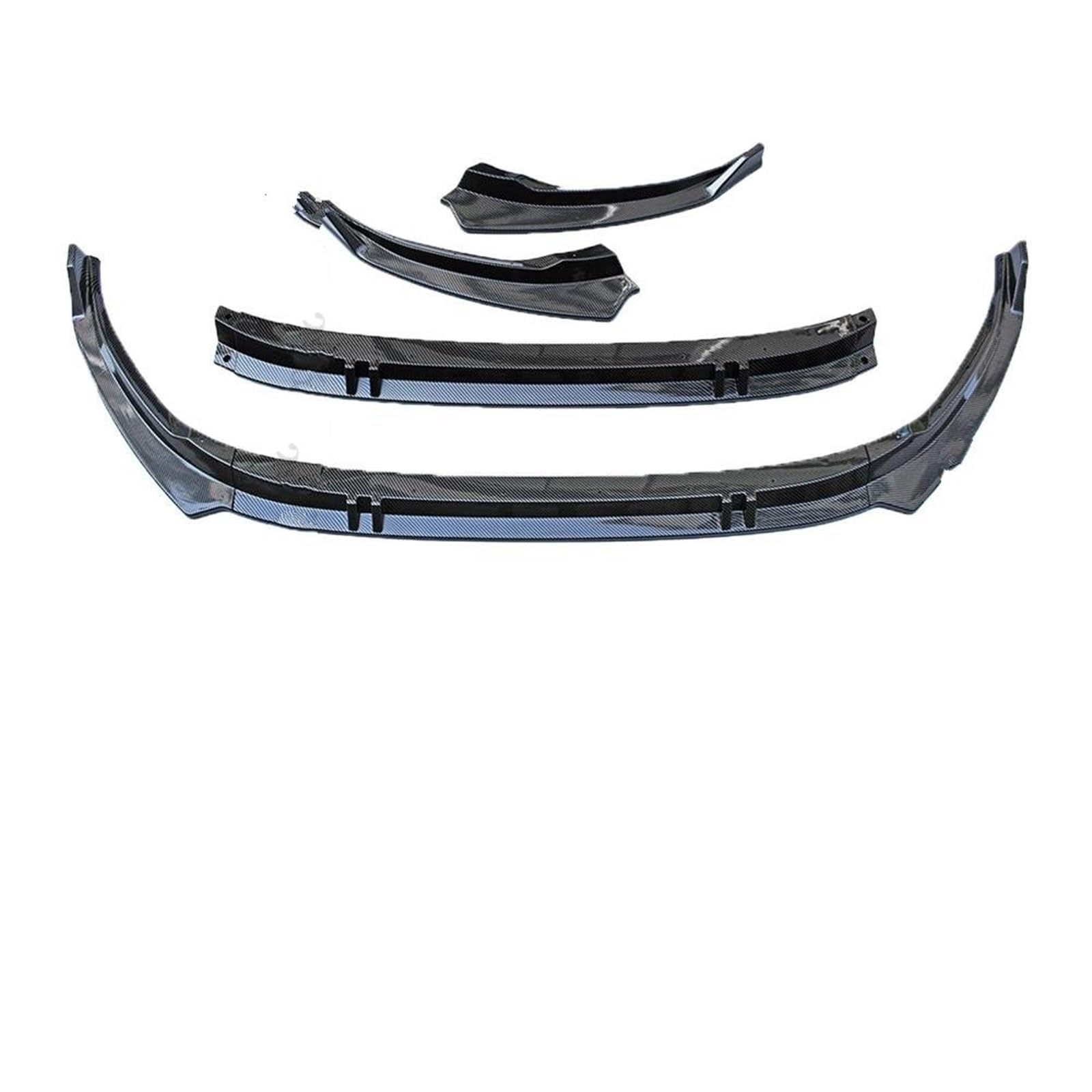 Front Spoiler Lippe Für Für A3 S3 2020 2021 Frontschürze Lippe Kinn Diffusor Spoiler Deflektor Zubehör Carbon Fiber Look Auto Frontspoiler Lippe(Carbon Look) von WEIFANAA