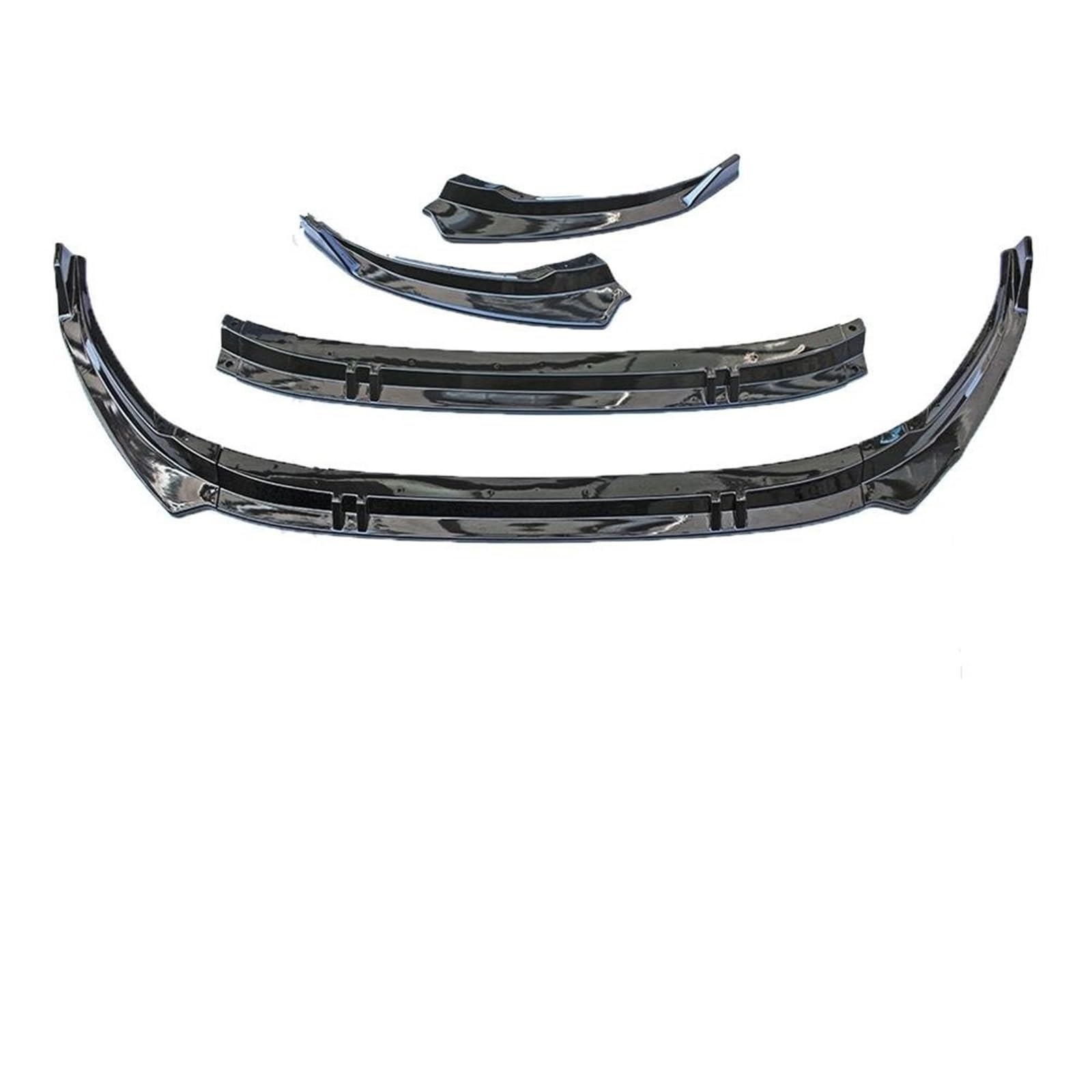 Front Spoiler Lippe Für Für A3 S3 2020 2021 Frontschürze Lippe Kinn Diffusor Spoiler Deflektor Zubehör Carbon Fiber Look Auto Frontspoiler Lippe(Glossy Black) von WEIFANAA