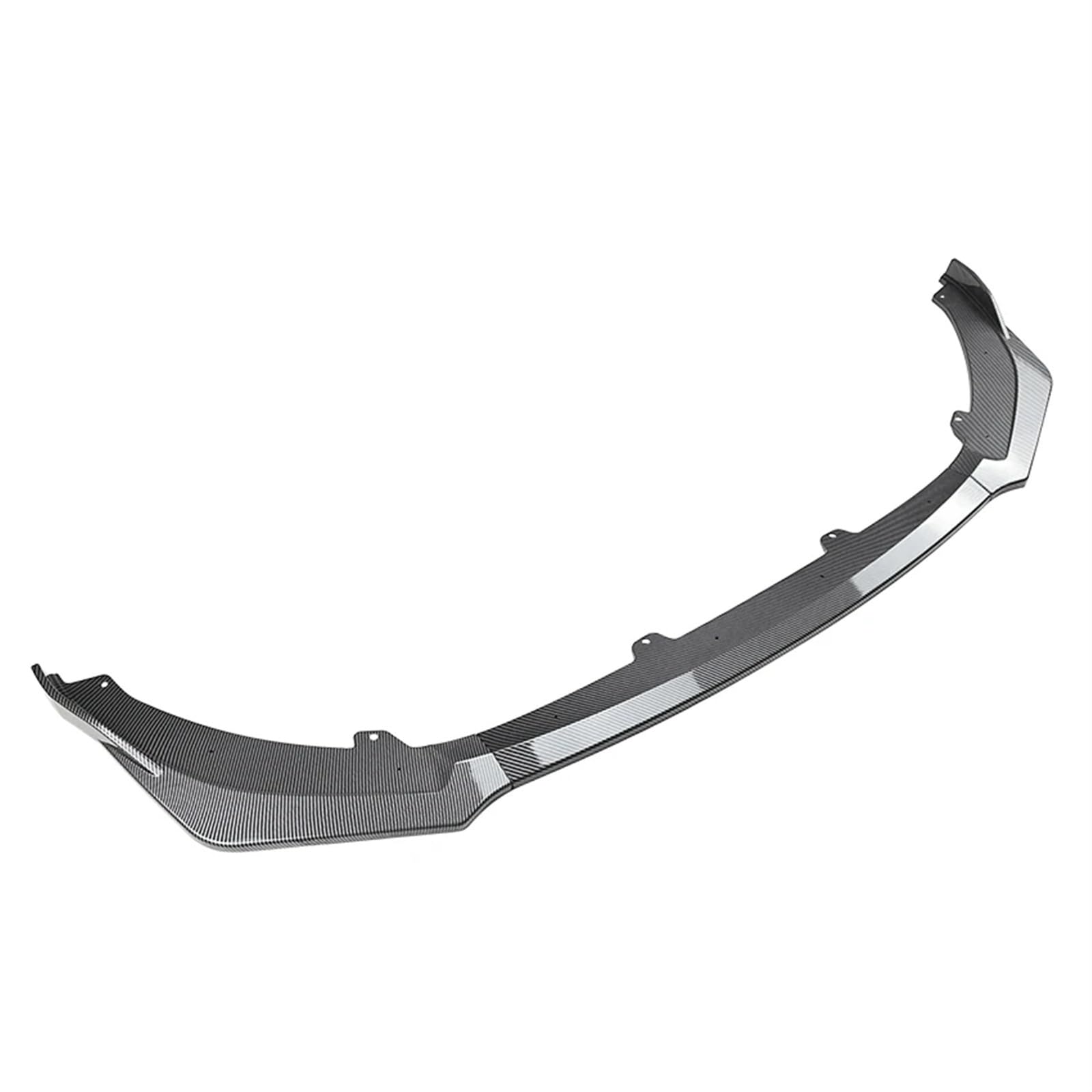 Front Spoiler Lippe Für KIA Für Stinger CK GT 2.0 3.3 Für TGDI Für CRDI 2018-2023 3-teiliges Auto-Frontstoßstangenlippenspoilersplitterdiffusor Auto Frontspoiler Lippe(Carbon Look) von WEIFANAA