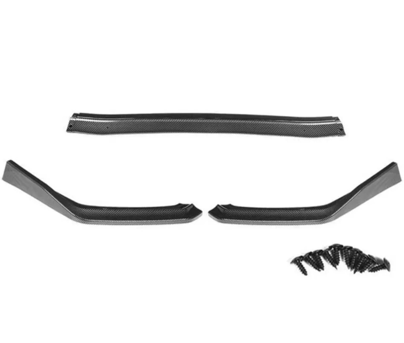 Front Spoiler Lippe Für Subaru Für WRX Für STI 2015 2016 2017 2018 2019 Auto Front Stoßstange Splitter Lippe Kinn Spoiler Diffusor Stoßstange Body Kit Auto Frontspoiler Lippe(Carbon Look) von WEIFANAA