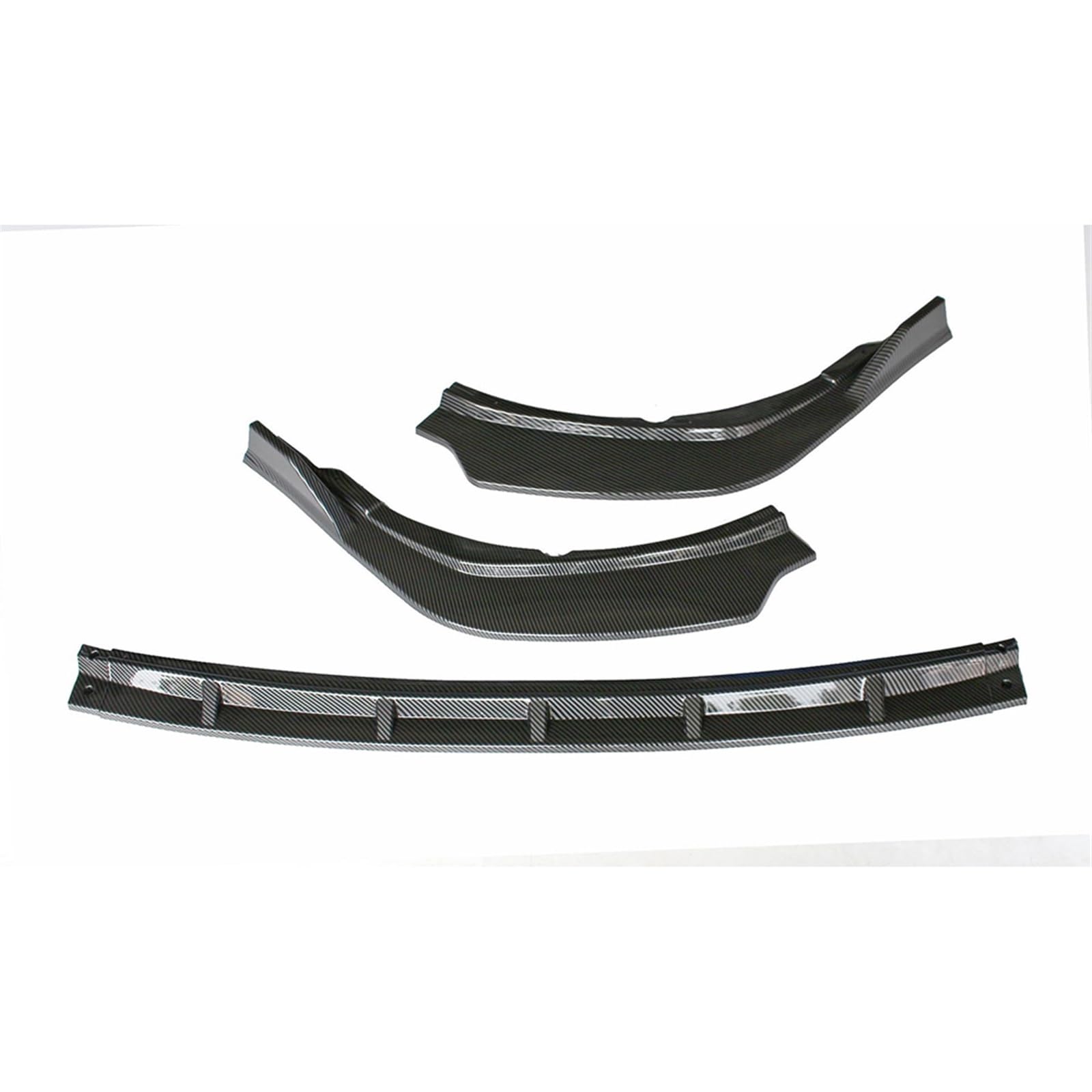 Front Spoiler Lippe Für Toyota Für Camry 2021 Auto Front Stoßstange Lip Splitter Diffusor Körper Kits Spoiler Stoßstange Wache Schutz Zubehör Auto Frontspoiler Lippe(Sport Edition C) von WEIFANAA