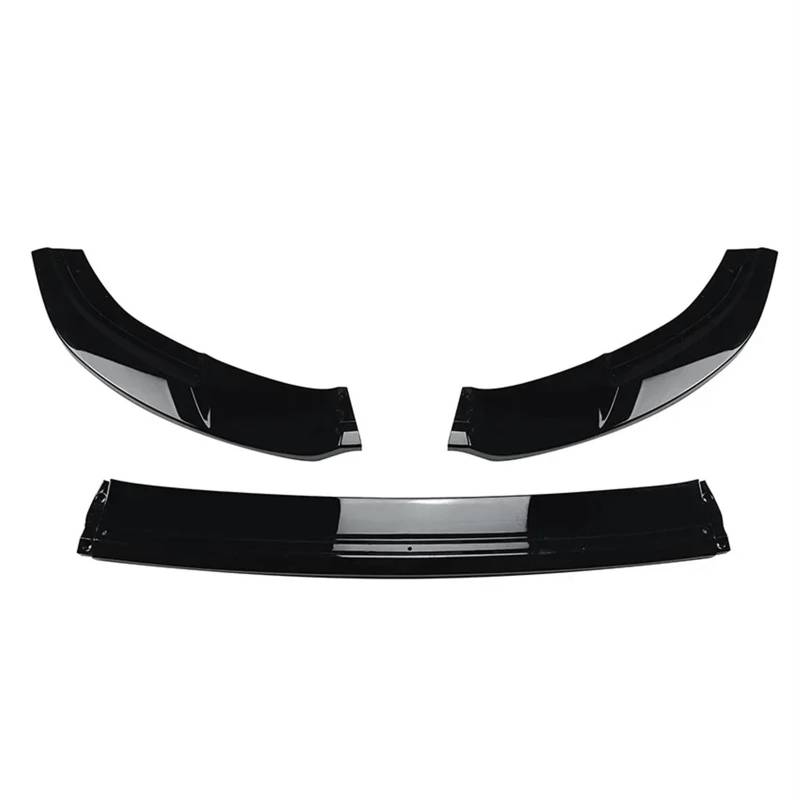 Front Spoiler Lippe Für VW Für Golf 7 MK7 Für GTI R Für GTD Für GTE 2012-2018 Auto Front Stoßstange Splitter Lip Spoiler Diffusor Seite Auto Frontspoiler Lippe(Glossy Black) von WEIFANAA