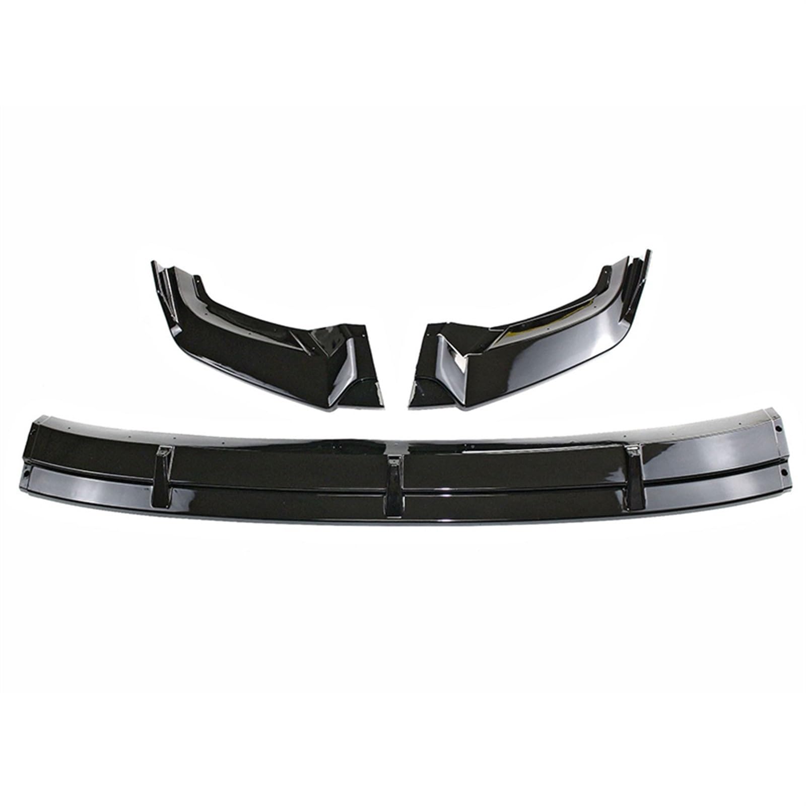 Front Spoiler Lippe Für VW Für TIGUAN 2017 2018 2019 2020 Auto Front Stoßstange Lip Splitter Diffusor Körper Kits Spoiler Stoßstange Wache Schutz Auto Frontspoiler Lippe(Gloss Black) von WEIFANAA