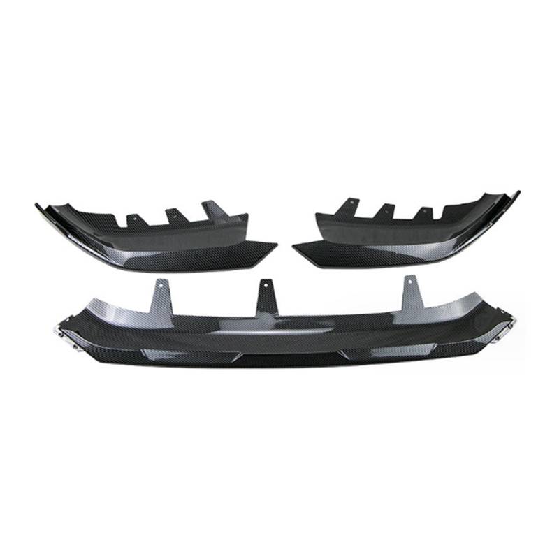 Front Spoiler Lippe Für X1 IX1 U11 2022-2024 MP Style Auto Frontstoßstange Lip Spoiler Diffusor Splitter Body Kit Schürzen Abdeckung Schutzverkleidung Auto Frontspoiler Lippe(Carbon Look) von WEIFANAA